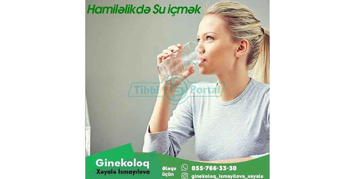 Hamiləlikdə su içmək