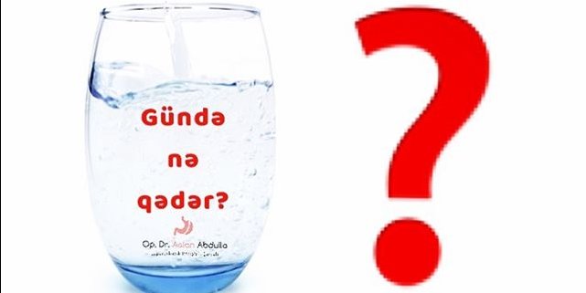 İnsan gündə nə qədər su içməlidir