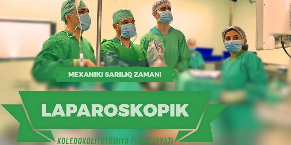 Laparoskopik xoledoxotomiya, xoledoxoskopiya və xoledoxolitotomiya əməliyyatı